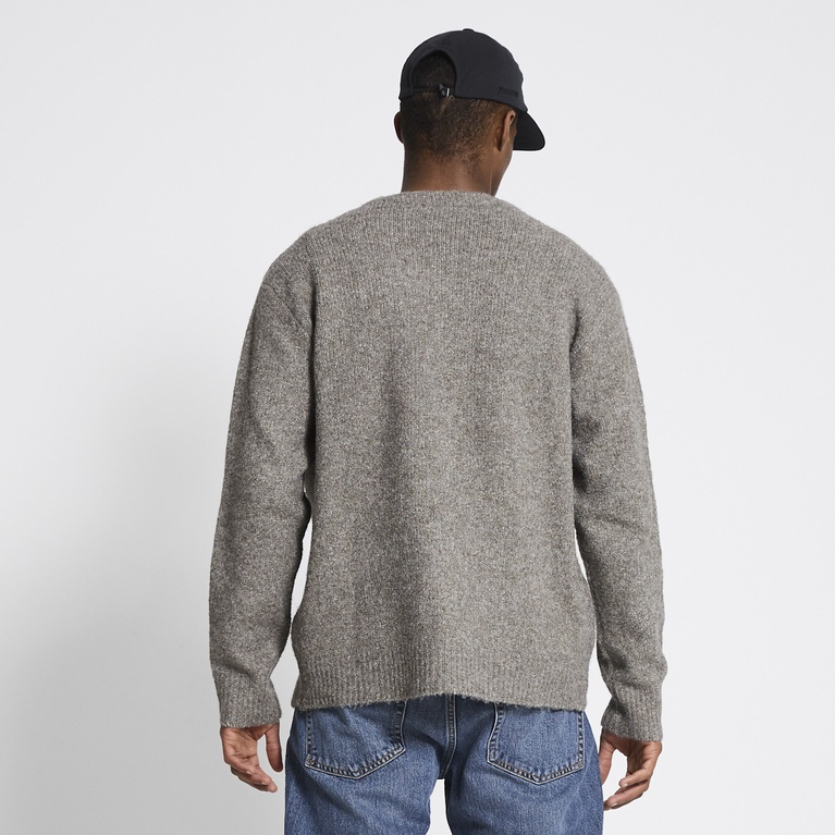 Knit cardigan "David" Light Brown
